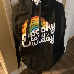 CORYxKENSHIN | Shirts | Coryxkenshin Unisex Spooky Scary Sunday Hoodie In Blackmulti Size L Nwt 